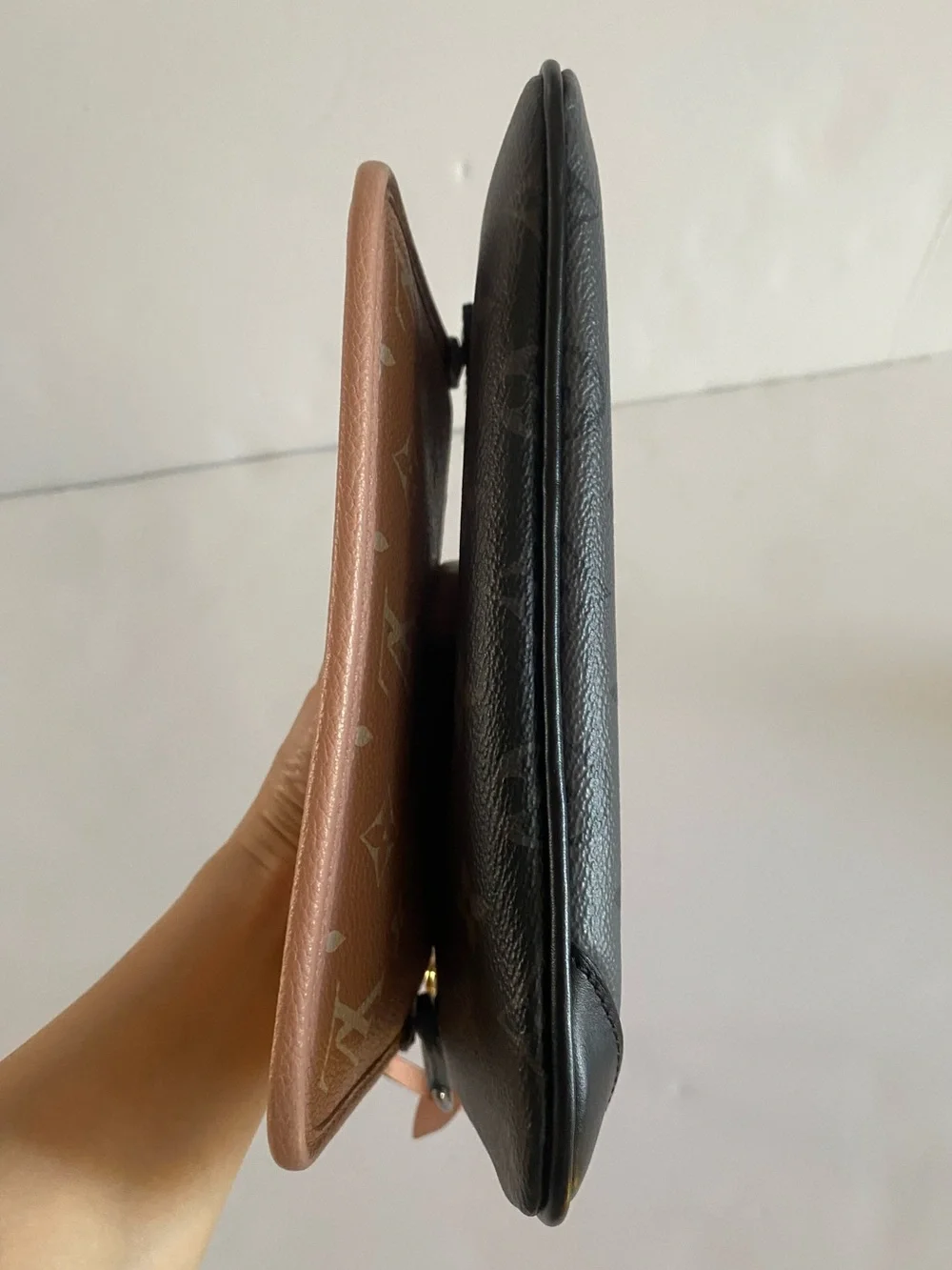 Louis Vuitton pouch x 2 PINK & BLACK